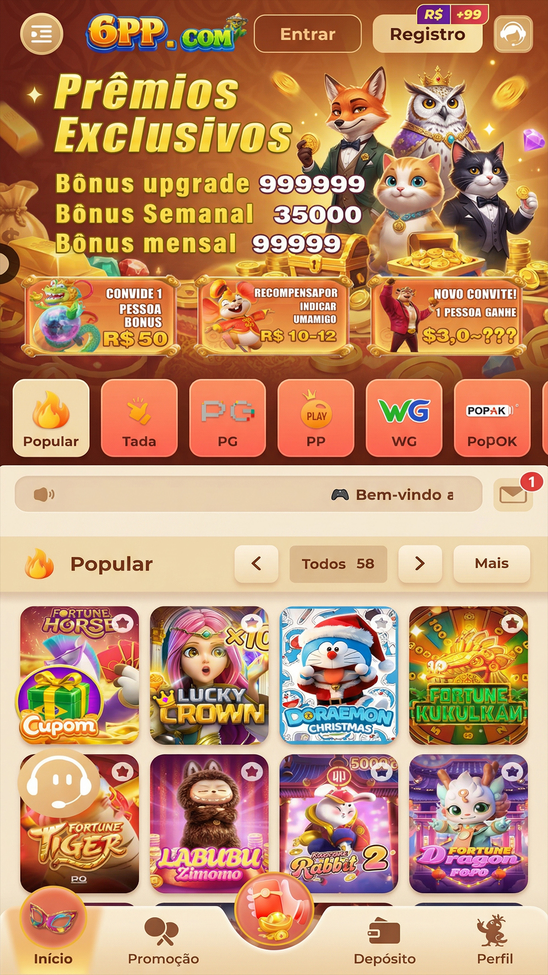 depósito mínimo 1 real bet 